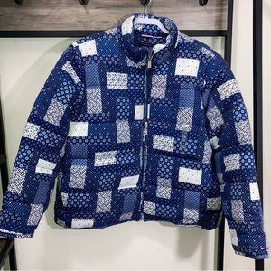 Tommy Hilfiger Patchwork Quilt Puffer Jacket Coat NWT